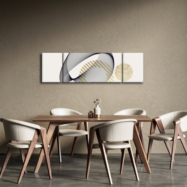 Obraz - Geometrické tvary N⁰3 (170x50 cm)