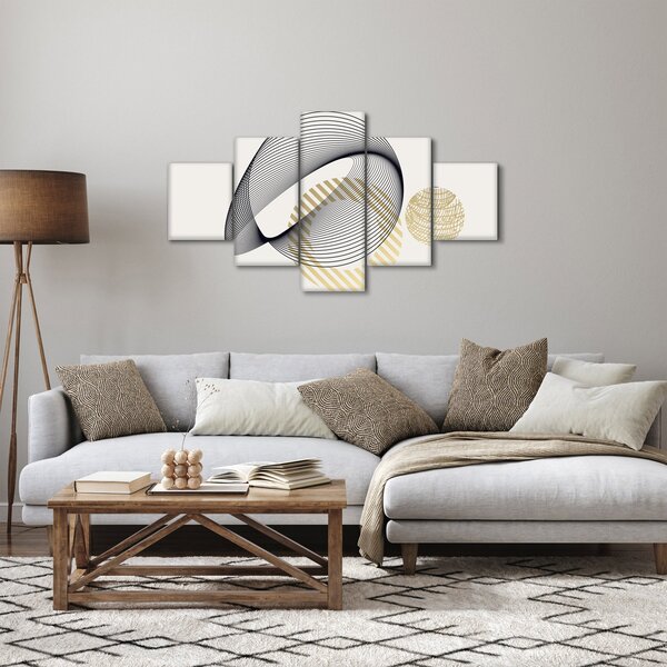 Obraz - Geometrické tvary N⁰3 (125x70 cm)