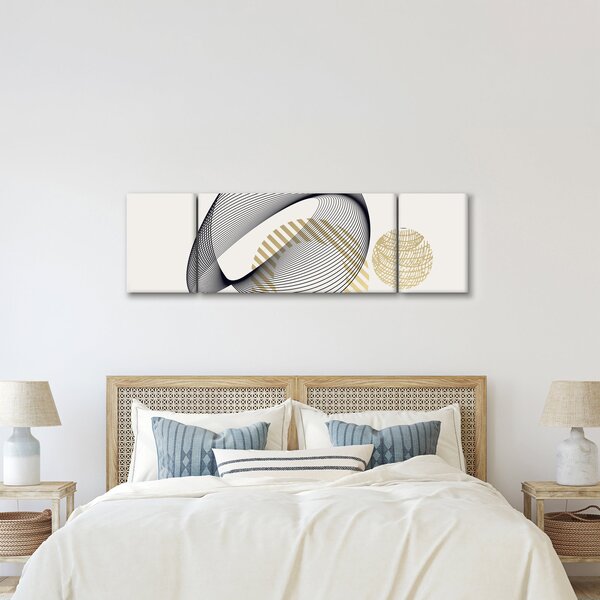 Obraz - Geometrické tvary N⁰3 (170x50 cm)
