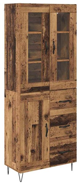 Vysoký bufet Staré dřevo 69,5 x 34 x 90 cm Kompozitní dřevo 3402694