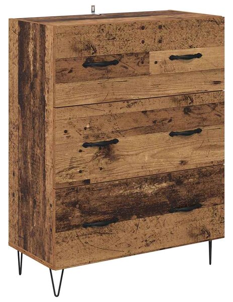 Vysoký bufet Staré dřevo 69,5 x 34 x 90 cm Kompozitní dřevo 3402695