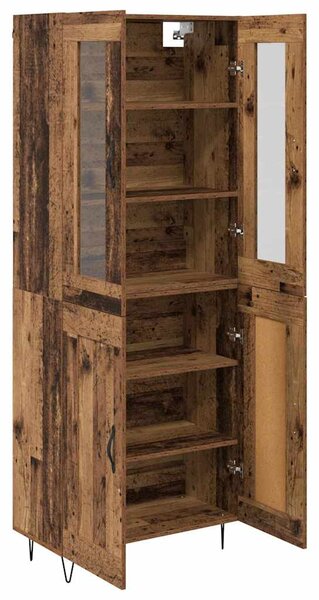 Vysoký bufet Staré dřevo 69,5 x 34 x 90 cm Kompozitní dřevo 3402699