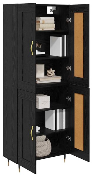 Vysoký bufet Černý dub 69,5 x 34 x 90 cm Kompozitní dřevo 3402757