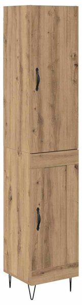 Vysoký bufet Artisanový dub 34,5 x 34 x 90 cm Kompozitní dřevo 3402727