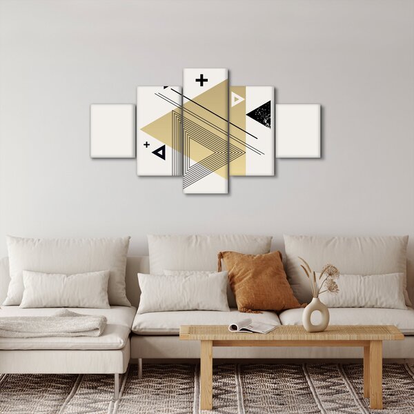 Obraz - Geometrické tvary N⁰4 (125x70 cm)