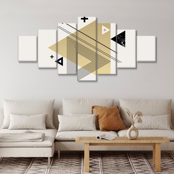 Obraz - Geometrické tvary N⁰4 (210x100 cm)