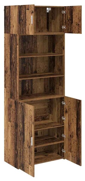 Úložná skříňka Staré dřevo 80 x 42,5 x 225 cm Kompozitní dřevo 3402818