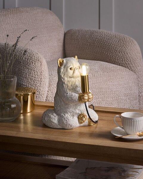 Stolní lampa Kočka YOKO Bílá