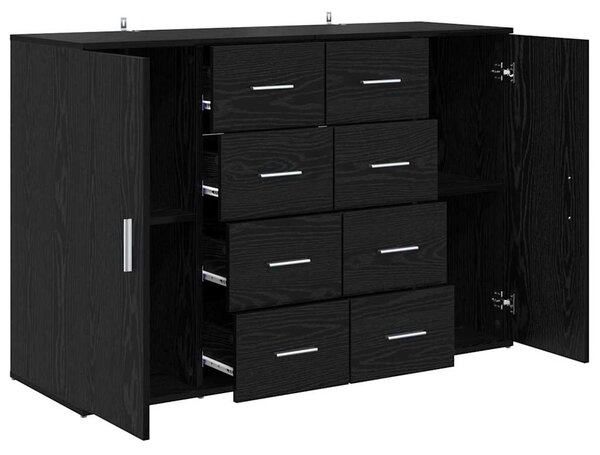 Konzole CORONA 2 ks Černý dub 59 x 39 x 80 cm Kompozitní dřevo 3402808