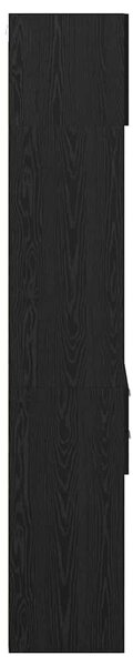 Vysoký bufet Černý dub 50 x 42,5 x 225 cm Kompozitní dřevo 3402817