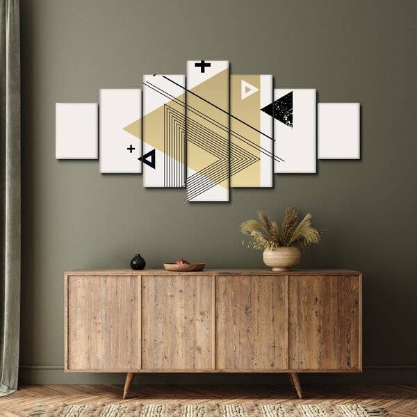 Obraz - Geometrické tvary N⁰4 (210x100 cm)