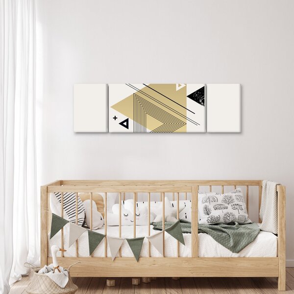 Obraz - Geometrické tvary N⁰4 (170x50 cm)