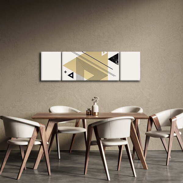 Obraz - Geometrické tvary N⁰4 (170x50 cm)