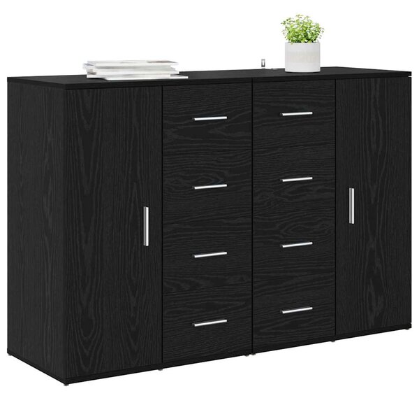 Konzole CORONA 2 ks Černý dub 59 x 39 x 80 cm Kompozitní dřevo 3402808