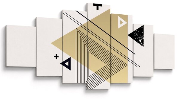Obraz - Geometrické tvary N⁰4 (210x100 cm)