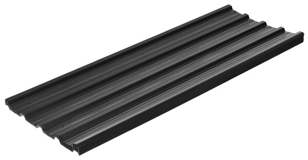 Outsunny 12 kusů trapézových plechů 129x45cm 7m² pozinkovaný střešní plech 0,25 mm povětrnostně odolný profilový plech pozinkované oceli Střešní plech