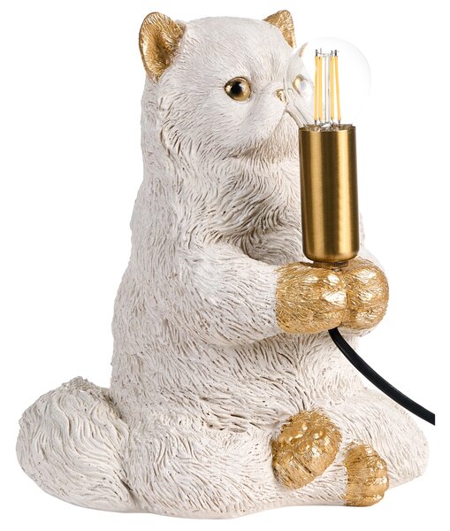 Stolní lampa Kočka YOKO Bílá