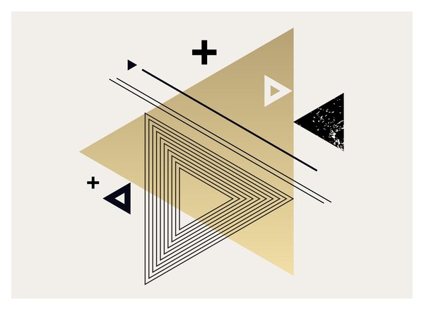 Obraz - Geometrické tvary N⁰4 (70x50 cm)