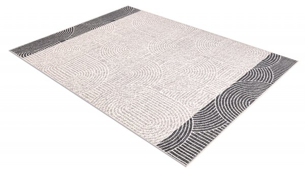 Makro Abra Kusový koberec vlněný ANGEL 7901 / 52022 Geometrický béžový šedý Rozměr: 80x150 cm