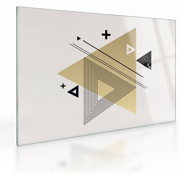 Skleněný obraz - Geometrické tvary N⁰4 (70x50 cm)