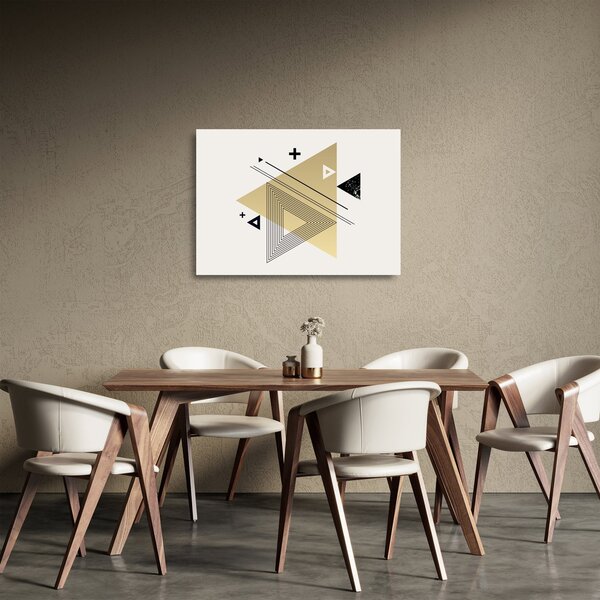Skleněný obraz - Geometrické tvary N⁰4 (70x50 cm)