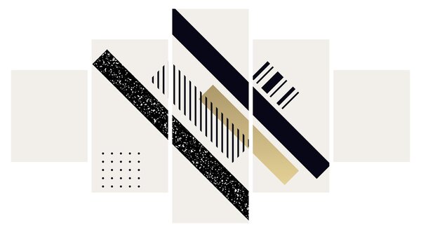 Obraz - Geometrické tvary N⁰5 (125x70 cm)
