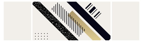 Obraz - Geometrické tvary N⁰5 (170x50 cm)