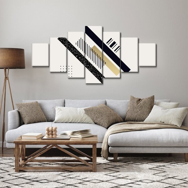 Obraz - Geometrické tvary N⁰5 (210x100 cm)