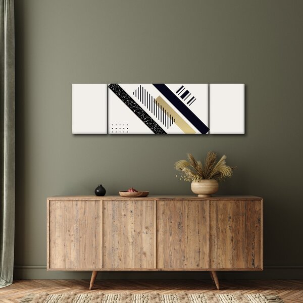 Obraz - Geometrické tvary N⁰5 (170x50 cm)