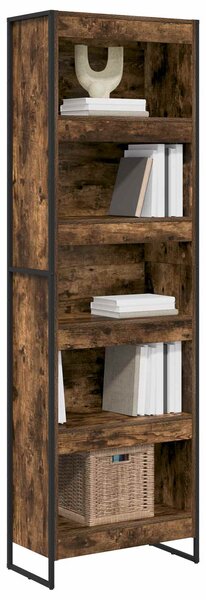Knihovna 60 x 30 x 189,5 cm Kompozitní dřevo Kouřový dub 3403000