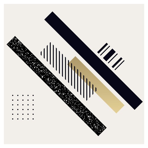 Obraz - Geometrické tvary N⁰5 (30x30 cm)