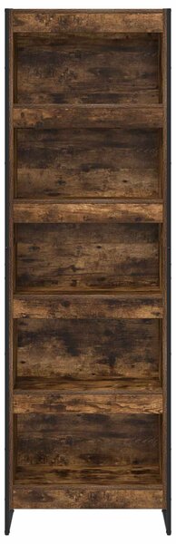 Knihovna 60 x 30 x 189,5 cm Kompozitní dřevo Kouřový dub 3403000