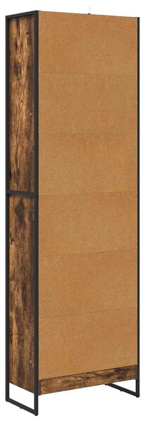 Knihovna 60 x 30 x 189,5 cm Kompozitní dřevo Kouřový dub 3403000