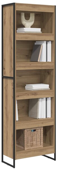 Knihovna 60 x 30 x 189,5 cm Kompozitní dřevo Umělecký dub 3403003
