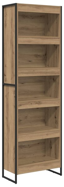 Knihovna 60 x 30 x 189,5 cm Kompozitní dřevo Umělecký dub 3403003
