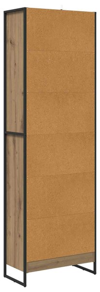 Knihovna 60 x 30 x 189,5 cm Kompozitní dřevo Umělecký dub 3403003