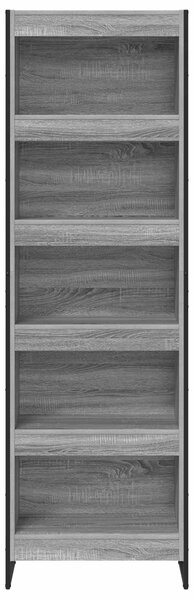 Knihovna 60 x 30 x 189,5 cm Kompozitní dřevo Šedá Sonoma 3403001