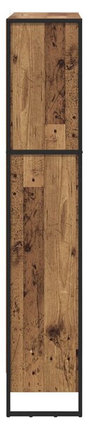 Knihovna 80 x 30 x 155 cm Kompozitní dřevo Staré dřevo 3403008