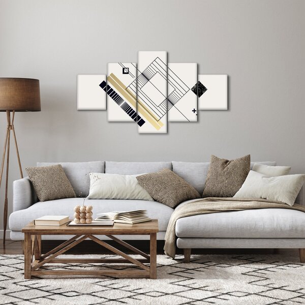 Obraz - Geometrické tvary N⁰6 (125x70 cm)