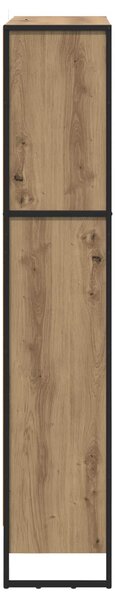 Knihovna 80 x 30 x 155 cm Kompozitní dřevo Umělecký dub 3403009