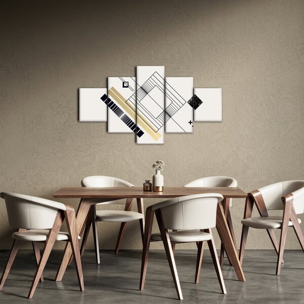 Obraz - Geometrické tvary N⁰6 (125x70 cm)