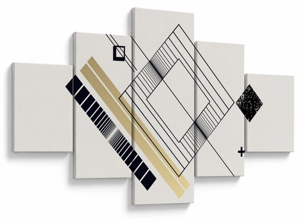 Obraz - Geometrické tvary N⁰6 (125x70 cm)