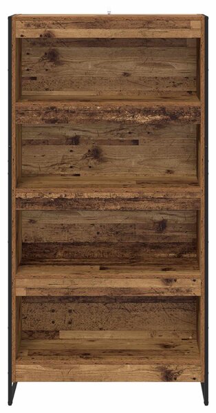 Knihovna 80 x 30 x 155 cm Kompozitní dřevo Staré dřevo 3403008