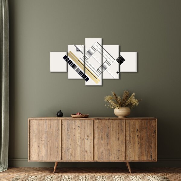 Obraz - Geometrické tvary N⁰6 (125x70 cm)