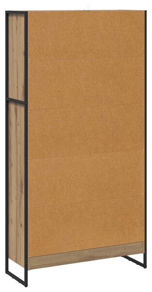 Knihovna 80 x 30 x 155 cm Kompozitní dřevo Umělecký dub 3403009