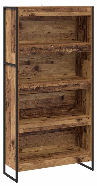 Knihovna 80 x 30 x 155 cm Kompozitní dřevo Staré dřevo 3403008