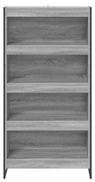 Knihovna 80 x 30 x 155 cm Kompozitní dřevo Šedá Sonoma 3403007