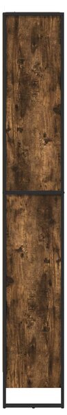 Knihovna 80 x 30 x 189,5 cm Kompozitní dřevo Kouřový dub 3403012