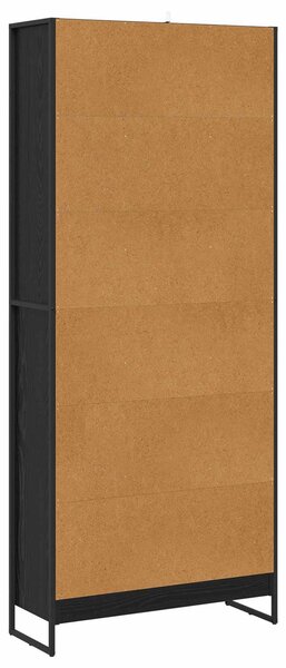 Knihovna 80 x 30 x 189,5 cm Kompozitní dřevo Černý dub 3403010