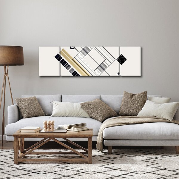 Obraz - Geometrické tvary N⁰6 (170x50 cm)